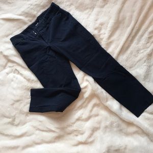 navy blue old navy pixie never fade pocket ankle cut skinny